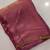 Wine color fendy chiffon saree with running blouse