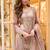 mauve embroidered palazzo style salwar suit