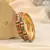 Multi color hand painted meenakari bangle
