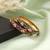 Multi color hand painted meenakari bangle