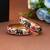 Multi color hand painted meenakari bangle