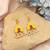 Yellow color meenakari earrings