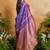 elegant handloom weaving paper silk blend saree