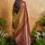 elegant handloom weaving paper silk blend saree