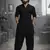 black cotton pathani kurta patiala pyjama set for men