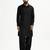 Vastramay men black solid pathani kurta and patiala pyjama set | cotton kurta with relaxed fit pyjama