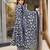 Blue muslin digital printed palazzo suit