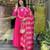 Pink ethnic cotton silk kurta set with dupatta
