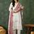 Off white cotton embroidery work  suit