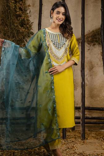 viscose rayon embroidered salwar kameez