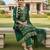 green embroidered georgette salwar kameez for festive wear
