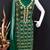 green embroidered georgette salwar kameez for festive wear