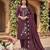 wine star georgette embroidered fabric for salwar kameez