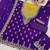 purple chinon fabric embroidered designer palazzo suit