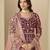 maroon heavy embroidered anarkali suit for wedding functions