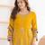 yellow embroidered chinon sharara suit for festive wear