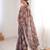 multy color chinon fabric digital printed partywear ceremonial saree