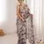 multy color chinon fabric digital printed partywear ceremonial saree
