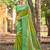 olive color kanjivaram silk blend ethnic fancy meenakari designer saree