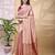 peach color lichi art silk fabric beautiful woven designer saree