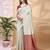 grey art silk fabric beautiful woven designer saree