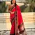pink color soft silk blend woven designer saree for ceremonial looks