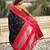 black color soft silk blend woven designer saree for ceremonial looks