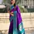 purple color soft silk blend woven designer saree for ceremonial looks