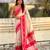 cream color soft silk blend woven designer saree for ceremonial looks
