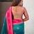 rama color soft silk blend woven designer saree for ceremonial looks