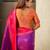 purple color soft silk blend woven designer saree for ceremonial looks