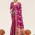 pink color cotton art silk fabric designer digital printed saree