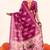 pink color cotton art silk fabric designer digital printed saree