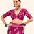 pink color cotton art silk fabric designer digital printed saree