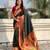 green color beautiful soft silk blend woven designer partywear saree