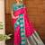 dark pink color ethnic woven designer partywear saree