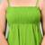 parrot green solid fit and flare maxi dress for casual wear
