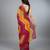 Multicolor embroidered viscose saree