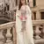 white chinon silk shrug suit - full stitched free size