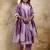 lavender embroidered kurta pant set with dupatta