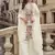 off white chinon silk embroidered palazzo suit