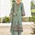 teal lawn cotton digital printed dress material