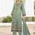teal lawn cotton digital printed dress material