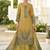 yellow lawn cotton digital printed dress material
