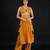 Mustard vichitra silk fusion set