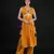 Mustard vichitra silk fusion set