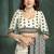 White or foil premium printed saree with blouse