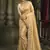 Beige silk blend saree with embroidered zari work