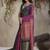 multi colour viscose cotton weaving contemporary saree