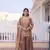 gold silk zari sequins embroidered sharara set with dupatta